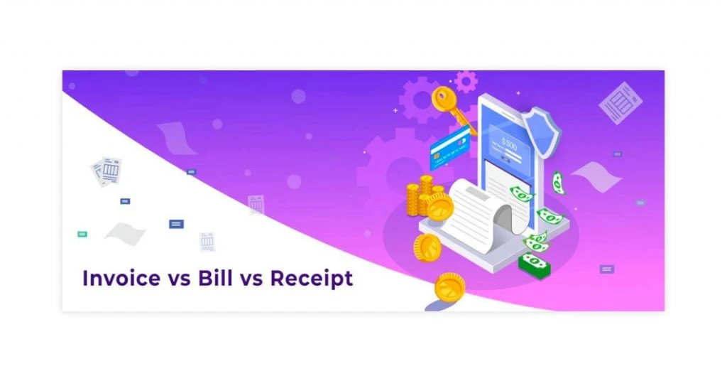 difference between invoice and receipt