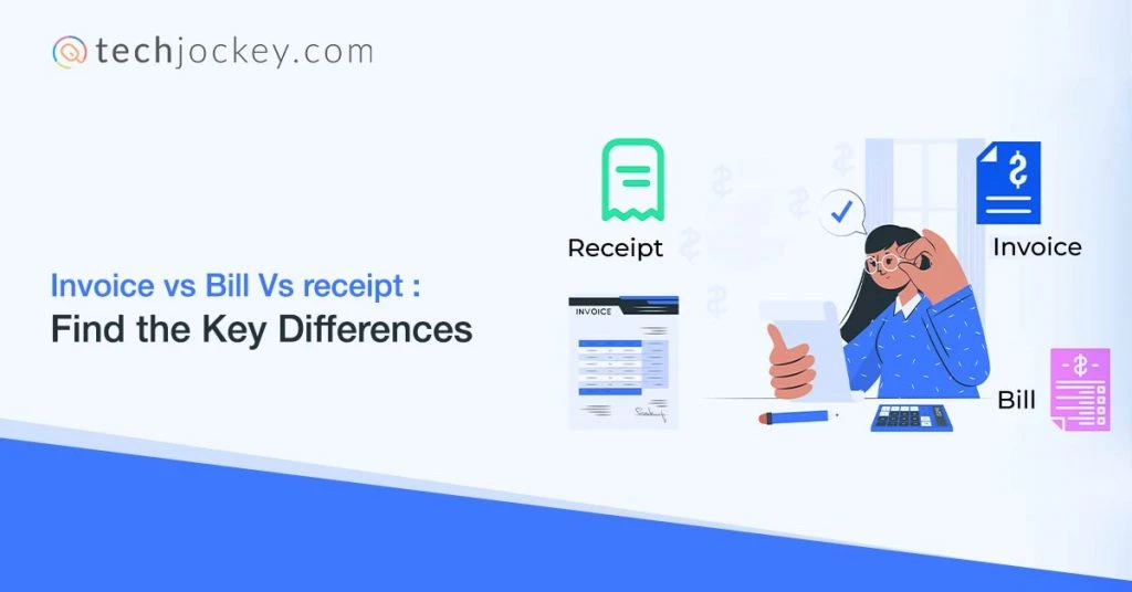 invoice vs bill vs receipt