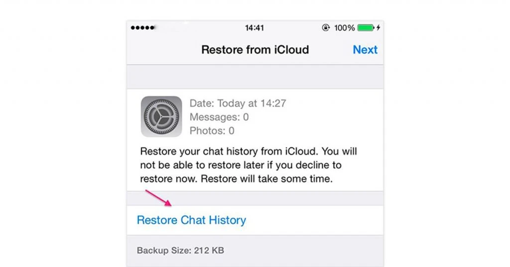 how to retrieve deleted whatsapp messages on iphone