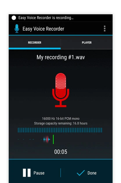 record audio android