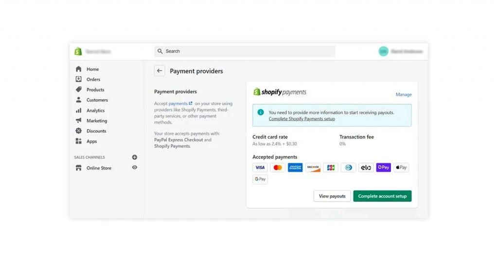 Shopify Payment gateway India