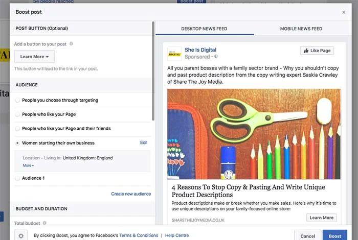 How to Post Ads on Facebook