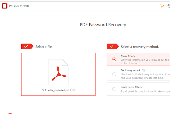 Passper pdf password remover online