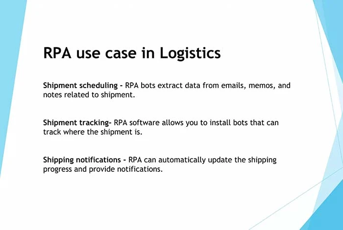 RPA in Logistics