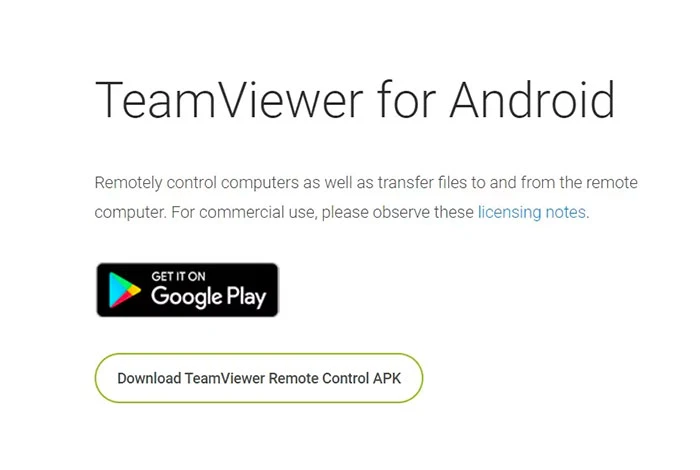 TeamViewer for android