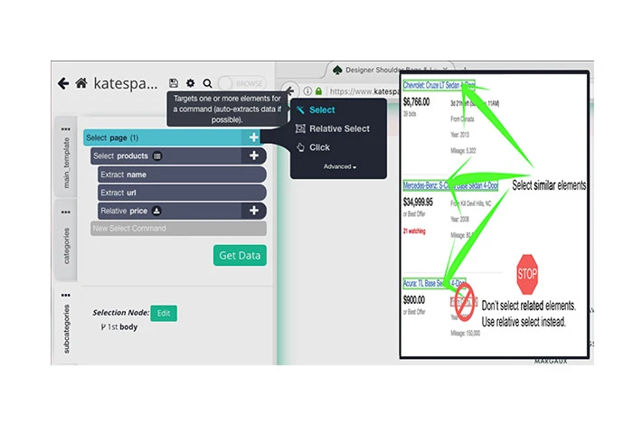 ParseHub Web Scraping Tool