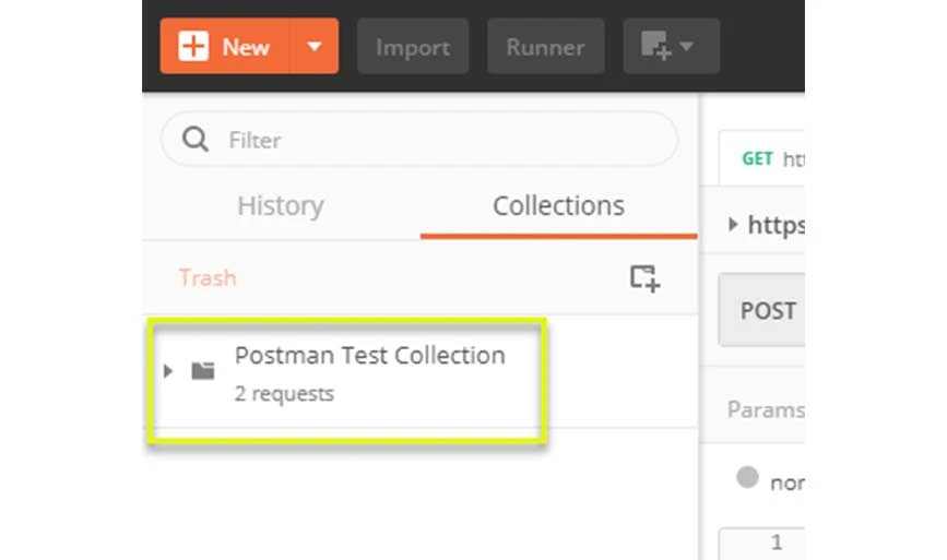 Step 6 of How to Create Requests Collections