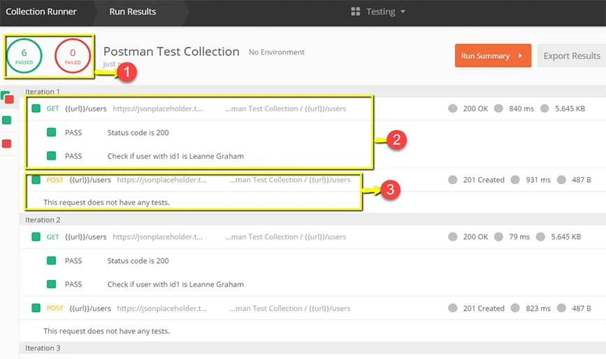 Step 4 of How to Run Collections via Collection Runner