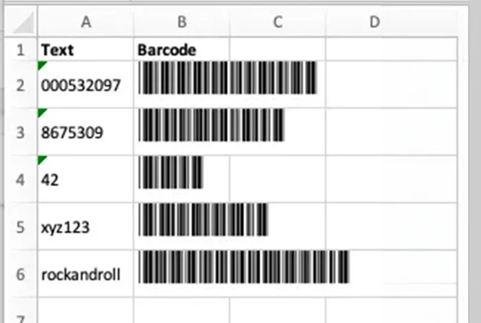 Fill Up Alphanumeric Data Within the Text Column