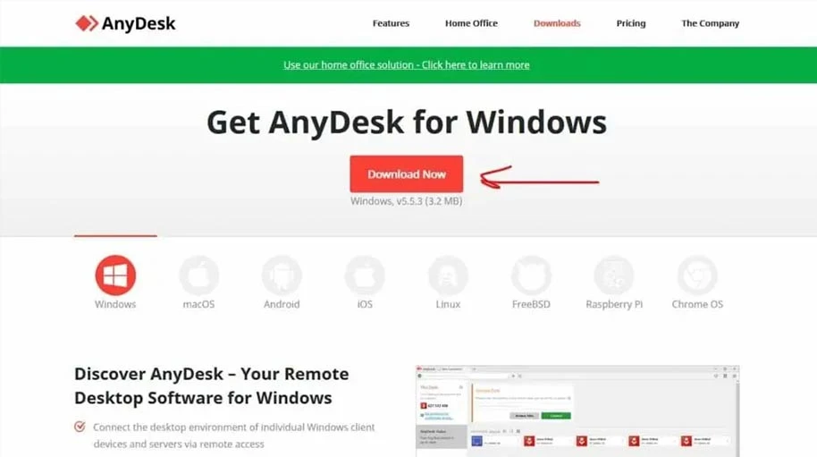 download AnyDesk software