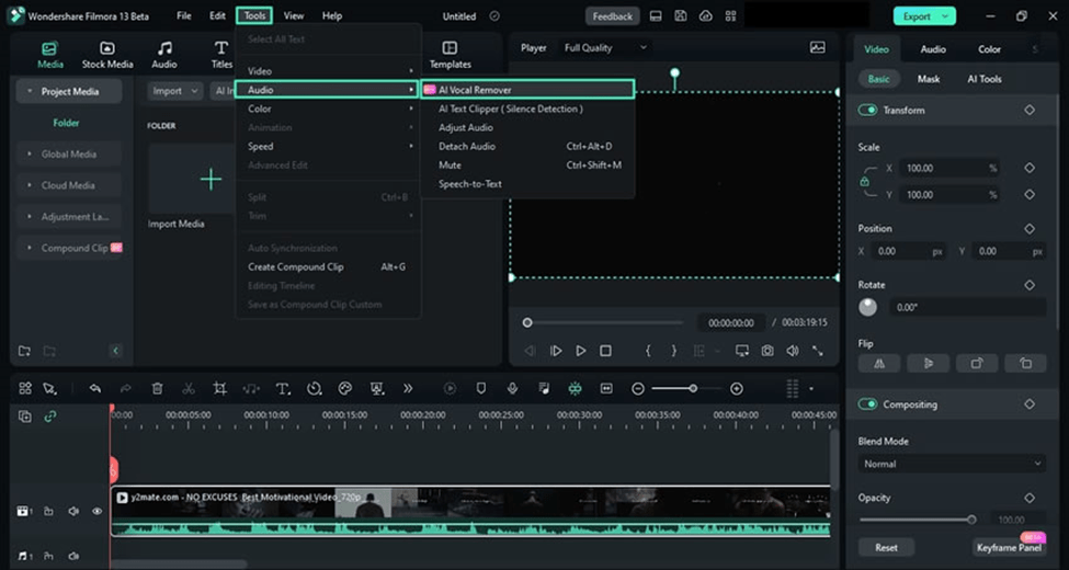 How to Make 8D Audio in Filmora