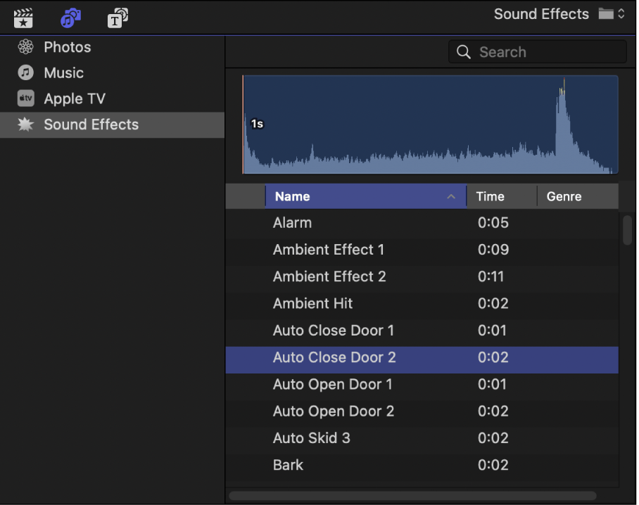 Add audio in Final Cut Pro