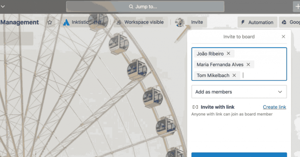 Create Your Team in Trello