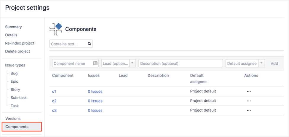 Configuring Project Settings in Jira image