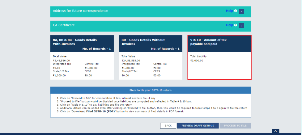 A snapshot of where find your liabilities