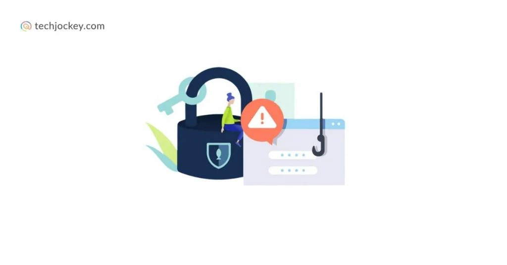 Illustration showing security breach risks and password phishing threats in legacy systems.