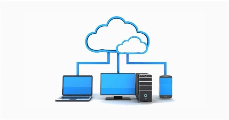 Cloud-based automated backup software syncing data across laptop, desktop, server, and mobile devices