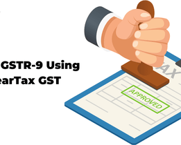 GSTR - 9with cleartax