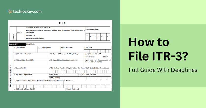 How to File ITR-3 Online Quickly – Simple Step Guide?-feature image