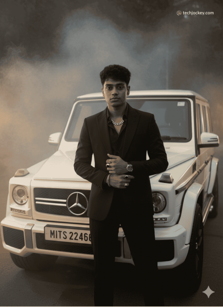 Mafia Boss Aura with G-Wagon:Ai retro style prompt 