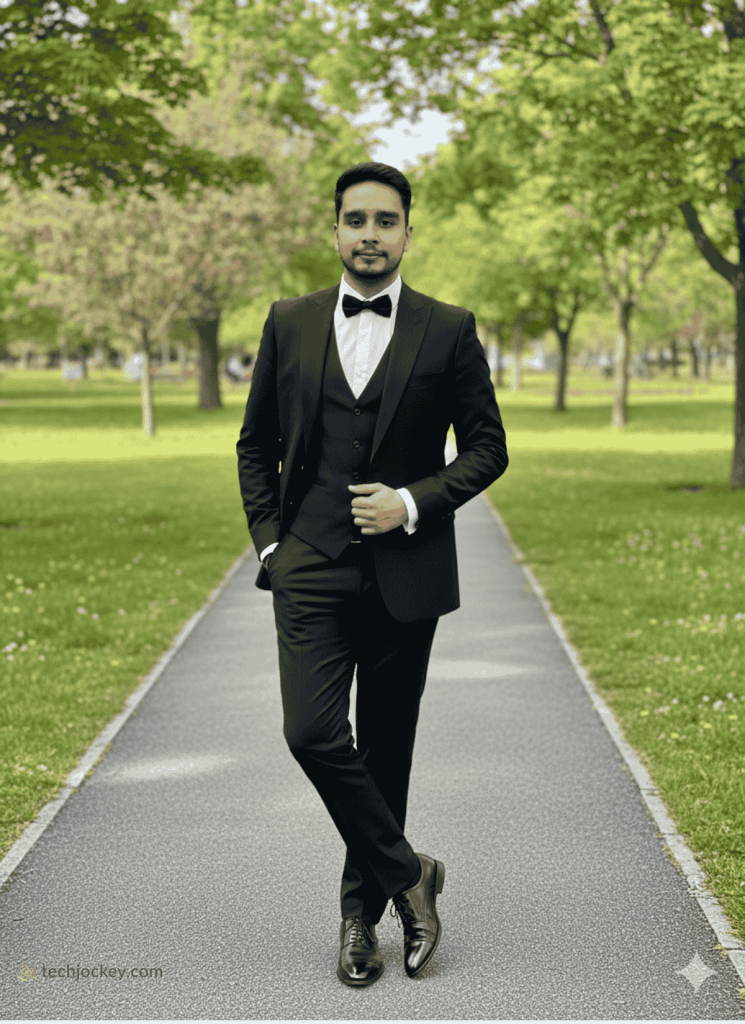 Groom Edits :Ai retro style prompt 