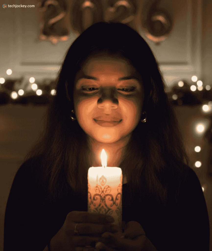 Candle-Lit Wish Photo image