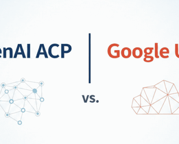 OpenAI ACP vs Google UCP comparison image highlighting the difference between OpenAI Agentic Commerce Protocol and Google Universal Commerce Protocol.