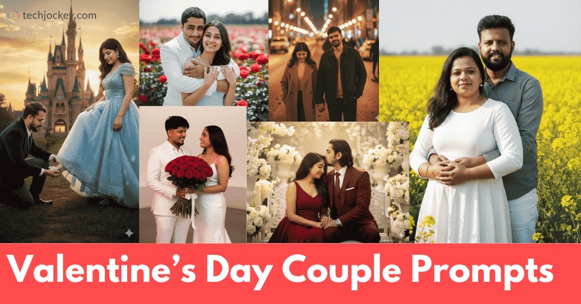 Valentines Day Couple AI Prompts: Create Magical Romantic Photos-feature image
