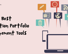 Best Application Portfolio Management tools illustration showing connected devices, cloud apps, and digital software ecosystem for IT optimization and asset tracking