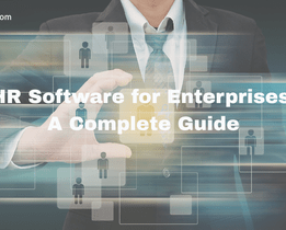 HR software for enterprise showing digital workforce management and human capital management system interface