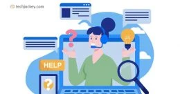 AI-powered customer support representative assisting users with queries and help desk solutions