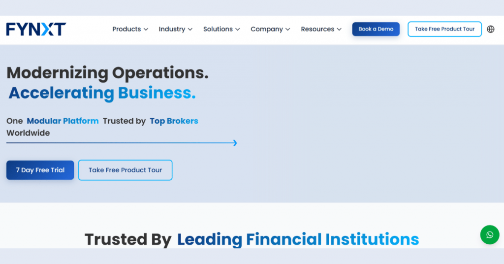 FYNXT modular Forex CRM platform for brokerage operations, client onboarding, financial management, and business growth.