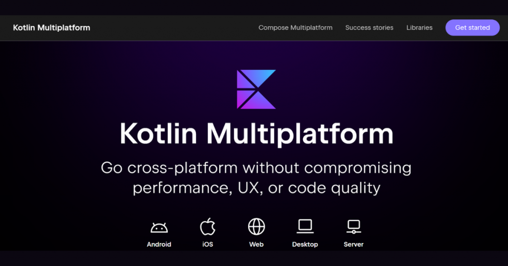 Kotlin Multiplatform framework for sharing code across Android, iOS, web, desktop, and server applications