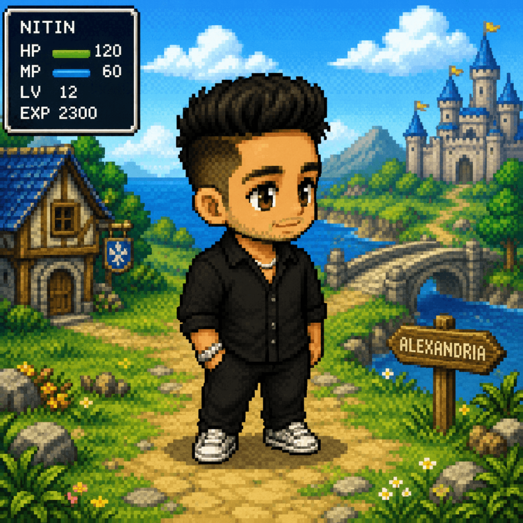 Anime-style AI character sticker with pirate-themed clothing and accessories