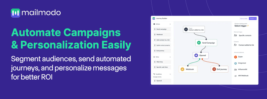 Mailmodo Technologies Brand Middle Banner - 2