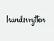 Handwrytten