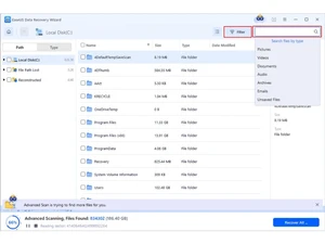 easeus data recovery wizard-files