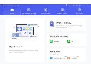 AnyRecover Home page