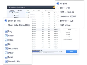 glarysoft filerrecovery files