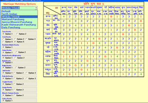 Marriage Matching Premium 3.5 options