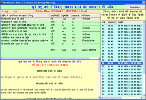 Marriage Matching Premium 3.5 dashboard