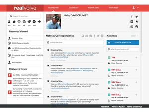Realvolve Real Estate CRM Correspondence