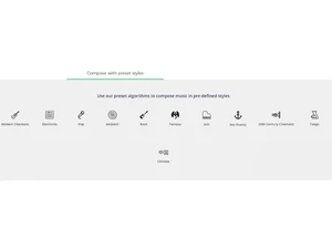aiva compose with preset styles