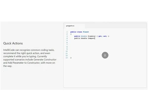 visual studio intellicode quick actions