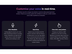 meta voice customise
