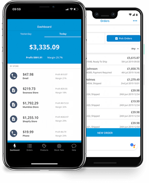 Veeqo mobile view
