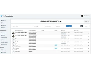 the receptionist-visits