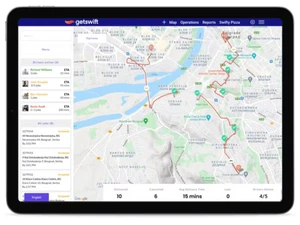 Getswift dashboard