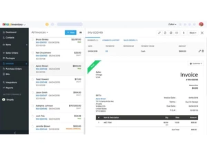 Zoho Inventory-invoice