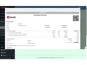xtock invoice